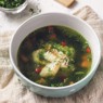 Фотография рецепта Легкий суп с филе минтая сельдереем и шпинатом автор Еда