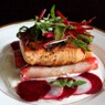 Фотография рецепта Лосось на гриле и каннеллони с творогом свеклой и пармезаном автор Ираида Корягина