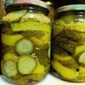 Фотография рецепта Маринованные огурцы пофински с болгарским перцем автор Ална Казавчинская