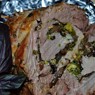 Фотография рецепта Мясной рулет с грибами и зеленью автор Путилина Наталья