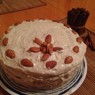 Фотография рецепта Морковный торт с орехами и кремом из сливочного сыра автор Дарья Морева
