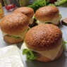 Фотография рецепта Низкокалорийный бургер со сливочным сыром и куриной грудкой автор ТАТЬЯНА ПЕТРУХИНА