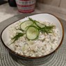 Фотография рецепта Оливье со свежим огурцом и курицей автор Валентина