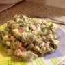 Фотография рецепта Оливье со свежими огурцами автор Олеся Кудесница леса