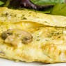 Фотография рецепта Омлет с сыром и грибами автор Саша Давыденко
