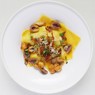 Фотография рецепта Открытая лазанья с белыми грибами и оливками автор Радость приготовления