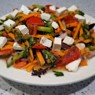 Фотография рецепта Овощной салат с тыквой брынзой и лимонным соком автор Изабелла Грачева