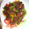 Фотография рецепта Овощной шефсалат с говядиной с заправкой из 10 ингредиентов автор Юрий Данилов