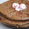 Фотография рецепта Овсяные панкейки с какао автор Abra Cadabra