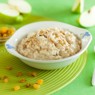 Фотография рецепта Овсяная каша с яблоком изюмом и корицей в мультиварке автор Ekaterina Gusakova