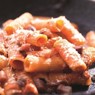 Фотография рецепта Паста аматричана Rigatoni allAmatriciana автор Адская Кухня на РЕН ТВ