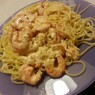 Фотография рецепта Паста с креветками в чесночносливочном соусе автор Елена Ненашкина