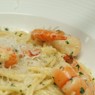 Фотография рецепта Паста с креветками в сливочночесночном соусе автор Еда