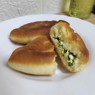 Фотография рецепта Пирожки с яйцом и зеленым луком автор ЮЛИЯ ТИМОФЕЕВА
