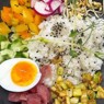 Фотография рецепта Поке с тунцом овощами и яйцом автор АЛЕНА ВЕРЕЩАГИНА