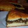 Фотография рецепта Постный пирог с шампиньонами автор Алена