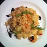 Фотография рецепта Пряный рис с ананасом чили имбирем и креветками автор Женька Сазыкина