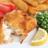 Фотография рецепта Рыба в пивном тесте с хрустящими чипсами автор Саша Давыденко