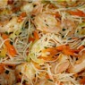 Фотография рецепта Рисовая лапша с креветками и овощами потайски автор Галина Ильина