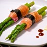 Фотография рецепта Ролл из спаржи с лососем автор Евгения Зыкова