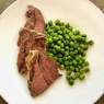 Фотография рецепта Ростбиф с зеленым горошком и тимьяном автор Алиса ПОГОСЯН