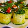 Фотография рецепта Рулетики из цукини с копченой семгой автор ТАТЬЯНА ПЕТРУХИНА