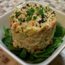 Фотография рецепта Салат из авокадо и крабового мяса автор КУЛИНАРНАДОМНИК