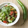 Фотография рецепта Салат из авокадо и огурца поиндийски автор Masha Potashova