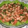 Фотография рецепта Салат из авокадо с креветками и помидорами автор Эллина Шомахова