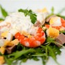 Фотография рецепта Салат из креветок с печенью трески автор Serge Lee