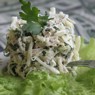Фотография рецепта Салат из курицы с яблоком и брынзой под майонезом Белоснежка автор Юлия Ростовщикова