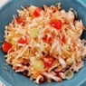 Фотография рецепта Салат из квашеной капусты с помидором и луком автор Лоскутова Марианна