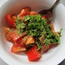 Фотография рецепта Салат из помидоров с зеленью автор ТАТЬЯНА ПЕТРУХИНА