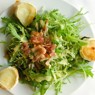 Фотография рецепта Салат из рукколы маслин панчетты и пармезана автор Masha Potashova
