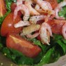 Фотография рецепта Салат из шпината и креветок автор Ирина Иванова
