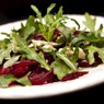Фотография рецепта Салат из свеклы с рукколой пармезаном и кедровыми орешками автор Yana