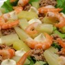 Фотография рецепта Салат из тунца с ананасами и креветками автор Anita Ggdf
