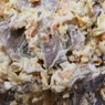 Фотография рецепта Салат мужской с курицей и шампиньонами автор Alena Frolova