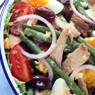 Фотография рецепта Салат нисуаз с бобами автор Лизонька