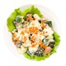Фотография рецепта Салат с консервированным лососем и сельдереем автор Masha Potashova