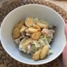 Фотография рецепта Салат с  красной фасолью курицей и сухариками автор Мария Покровская