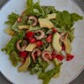 Фотография рецепта Салат с креветками и авокадо автор Валентина