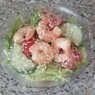 Фотография рецепта Салат с креветками и кунжутом автор Светлана С