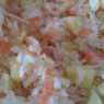 Фотография рецепта Салат с квашеной капустой и отварным картофолем автор Антонина