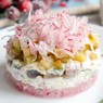 Фотография рецепта Салат с селедкой яблоком и редисом автор fish2oru