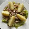 Фотография рецепта Салат с тунцом и молодым картофелем автор Олеся Потапова