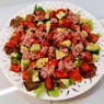 Фотография рецепта Салат с тунцом и помидорами автор Лоскутова Марианна