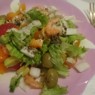 Фотография рецепта Салат свежий с креветками и авокадо автор Ekaterina Marina