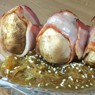 Фотография рецепта Шампиньоны запеченные в беконе на подушке из кабачков автор Фондовые записки домохозяйки Hwstocknotes