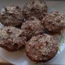 Фотография рецепта Шоколадные маффины с шоколадной крошкой и орехами автор Татьяна Андреева
